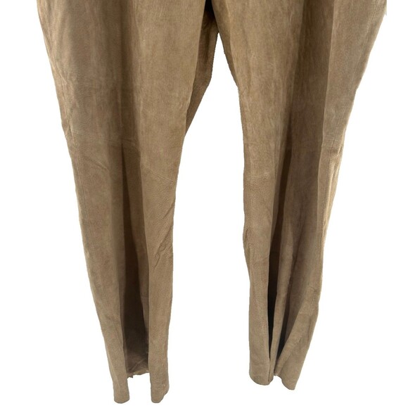 Women's Vintage Wilson's Leather Maxima Leather Pants With Hem Slit Size 26 - Picture 3 of 8